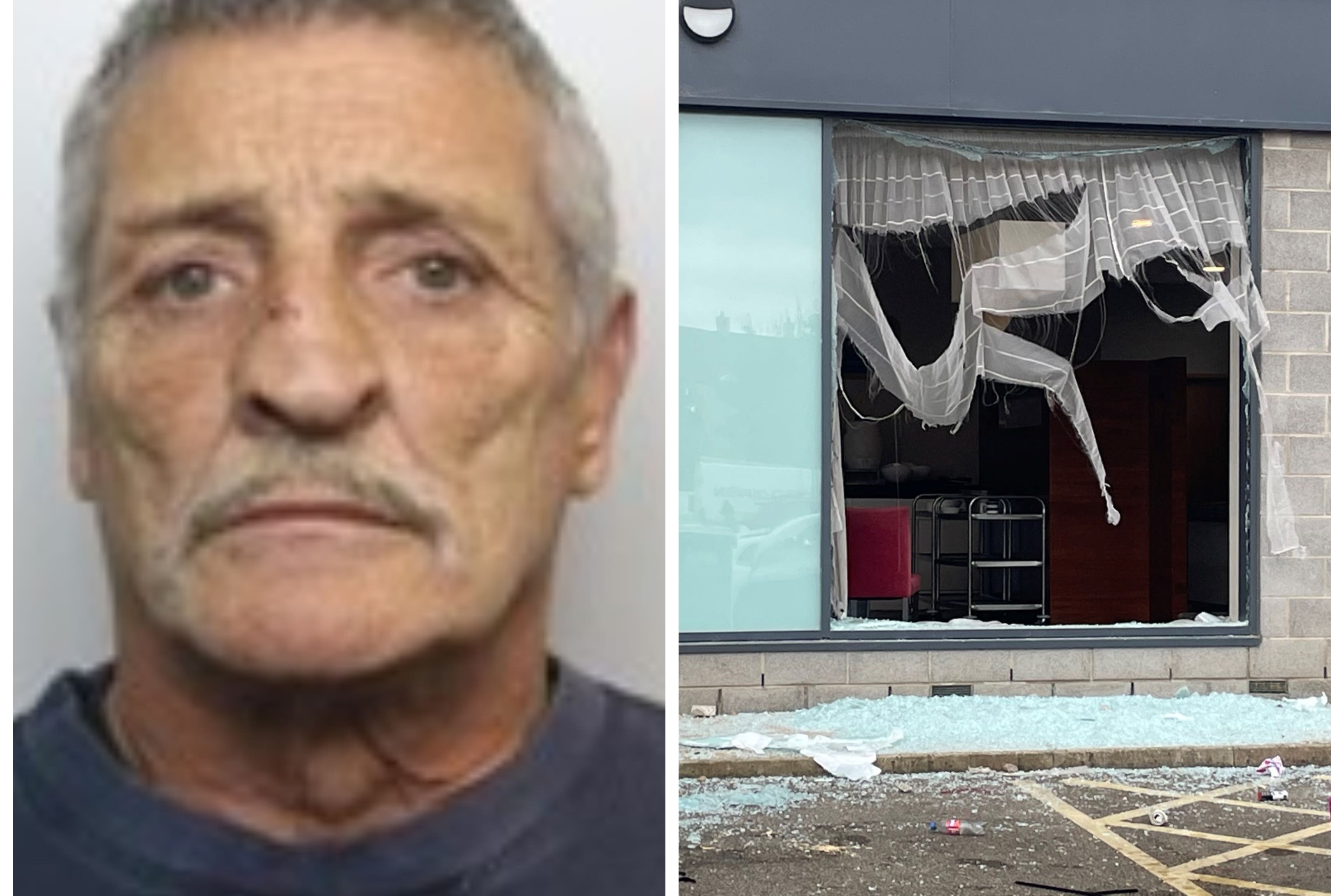 Glyn Guest admitted violent disorder in riots at a hotel housing asylum seekers in Rotheram, which was vandalised