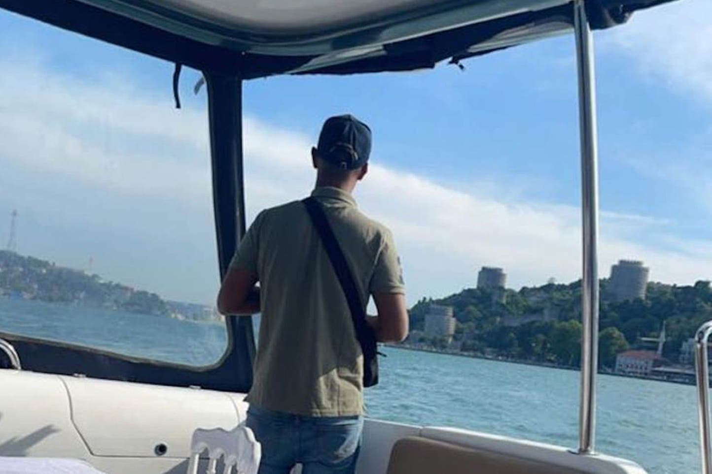 Drug dealer Shazad Miah on a boat (Essex Police/PA)