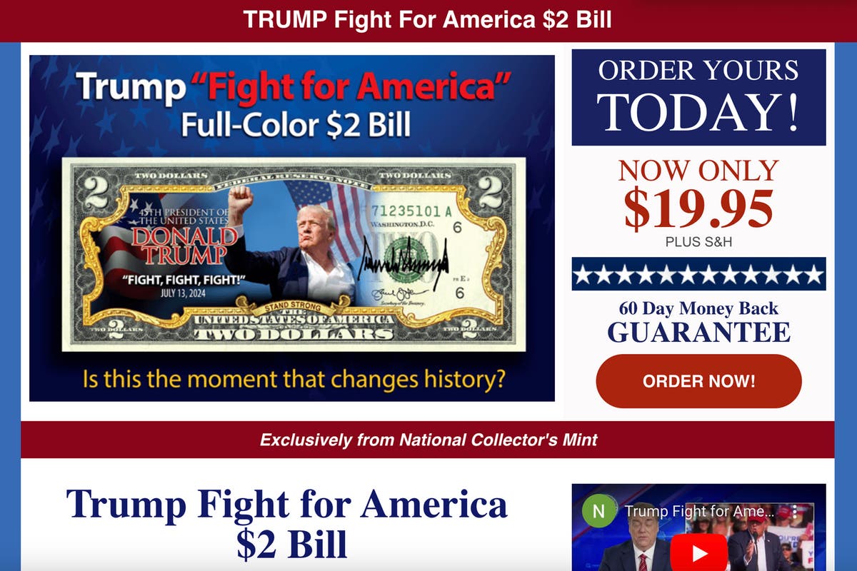 National Collector's Mint Sells Trump $2 Bills