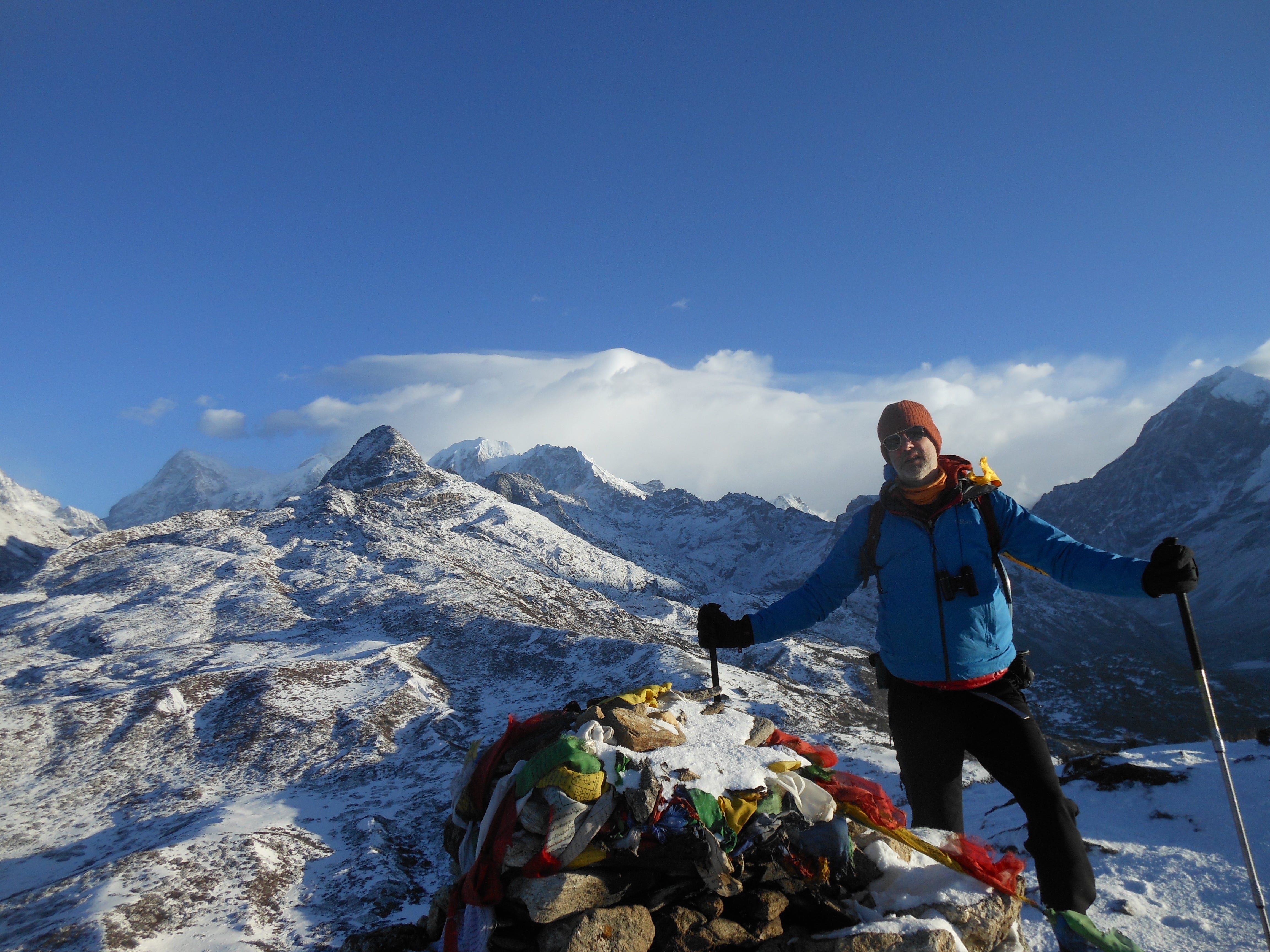 Daniel Light was well looked after on his march into the mountains