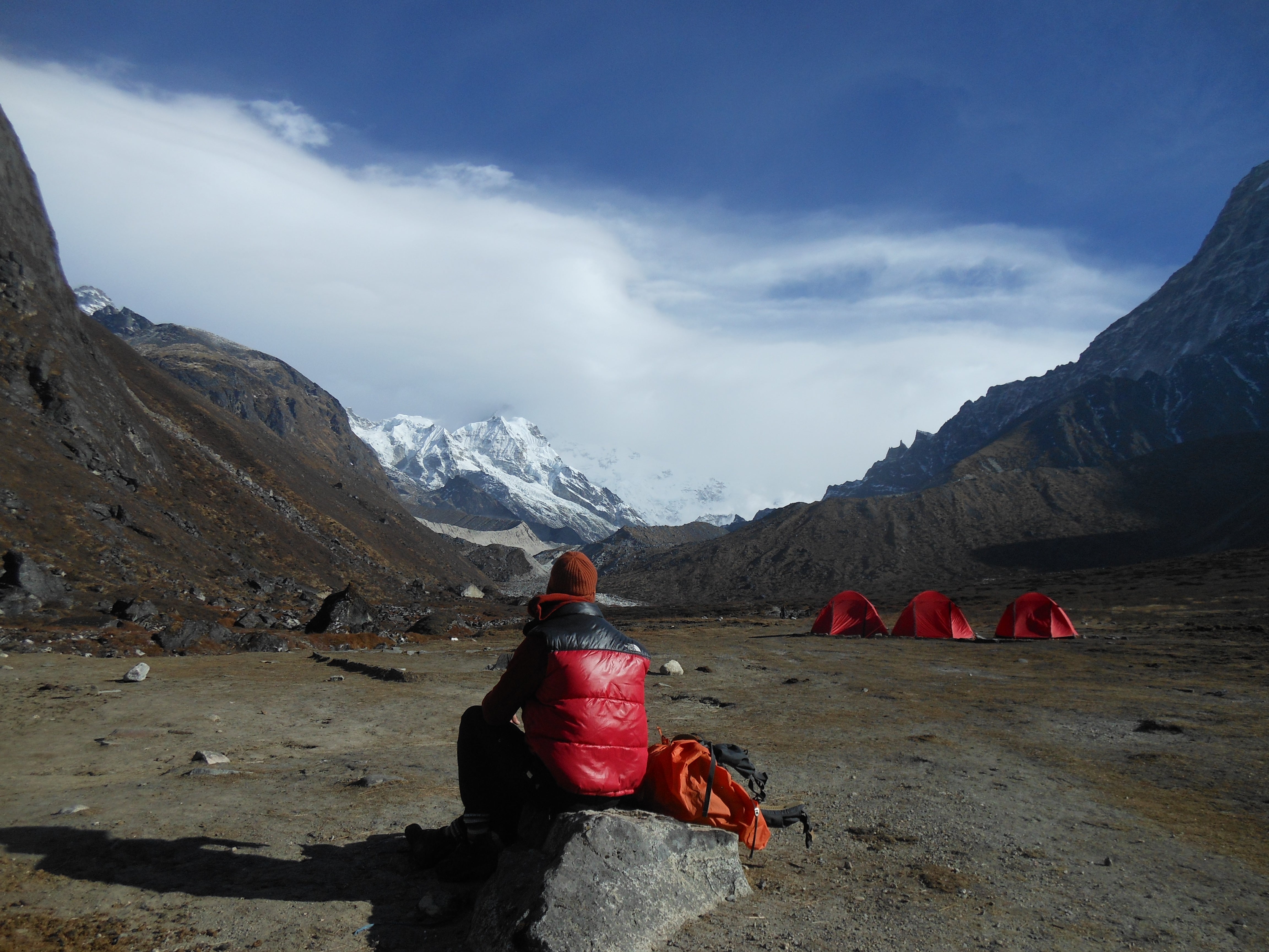 The trek went through mixed and unforgiving terrain