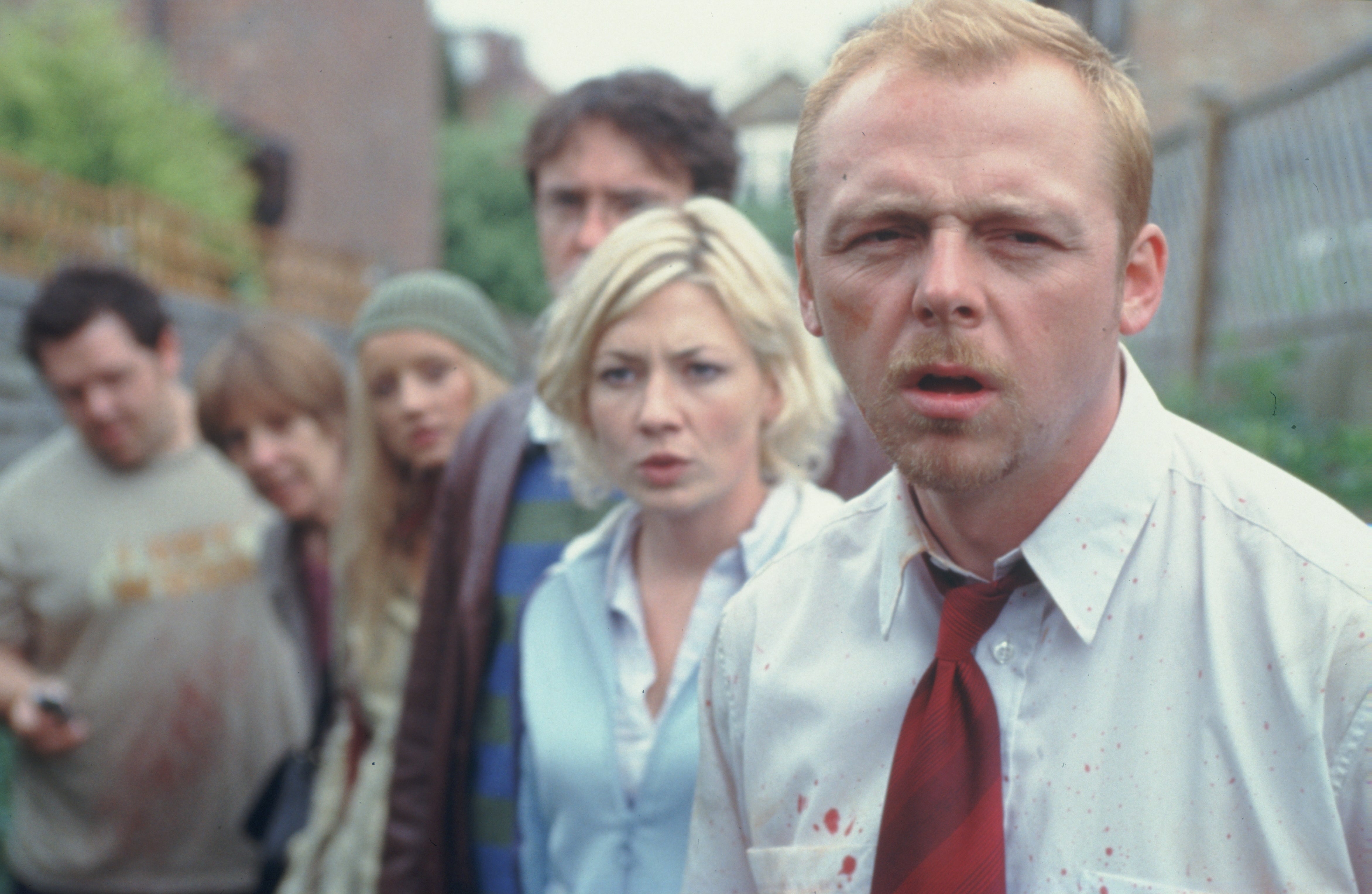 Blood and yucks: Kate Ashfield and Simon Pegg in ‘Shaun of the Dead’