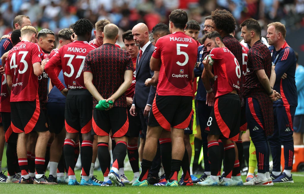 United lost the Community Shield on penalties to Man City last week