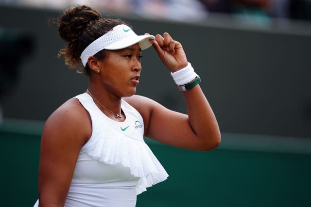 Naomi Osaka says she does not “feel like I’m in my body” following her return to tennis after a maternity break (Mike Egerton/PA)