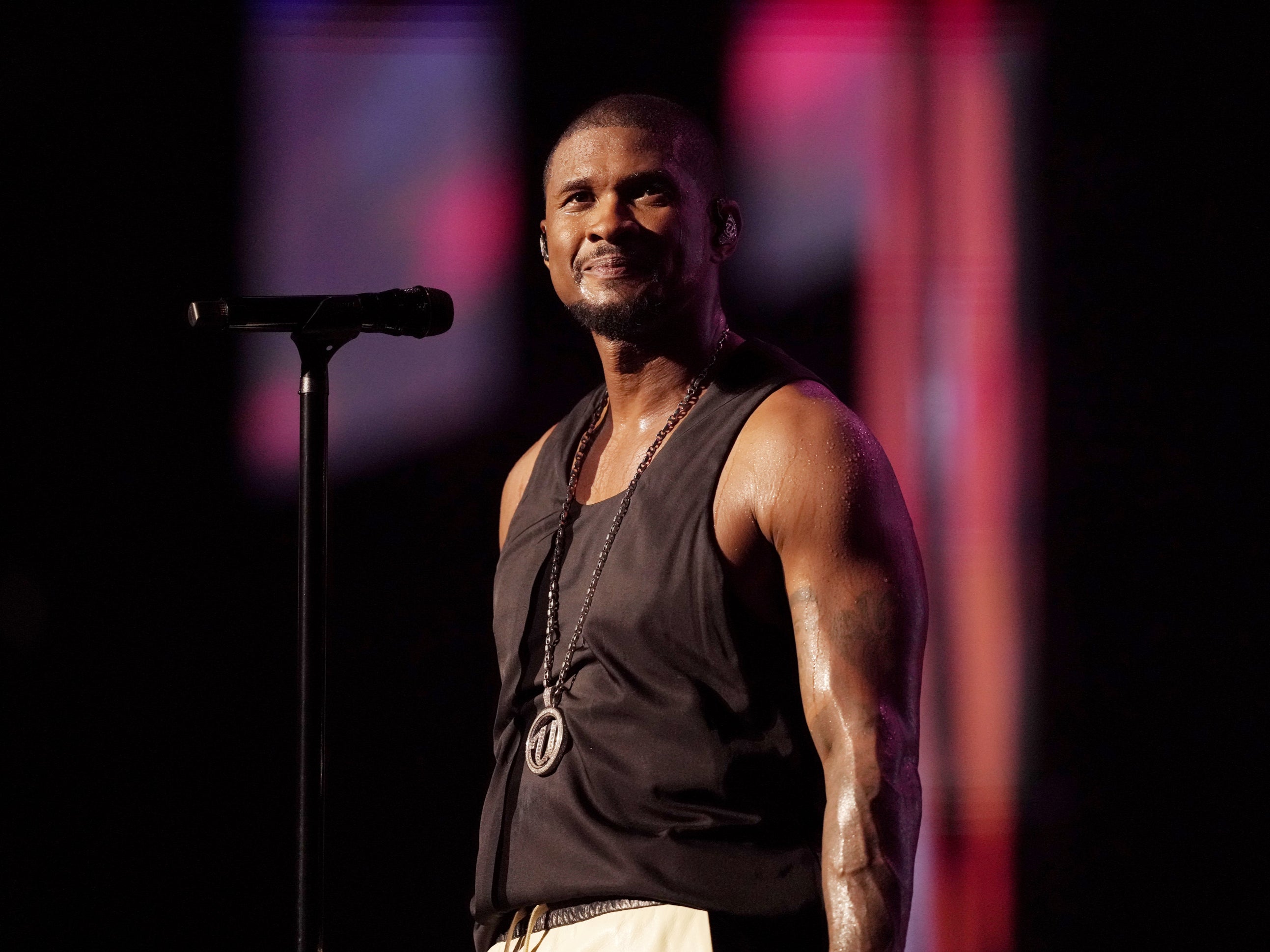 Usher canceled the first night of his Past Present Future tour to give his body time to 