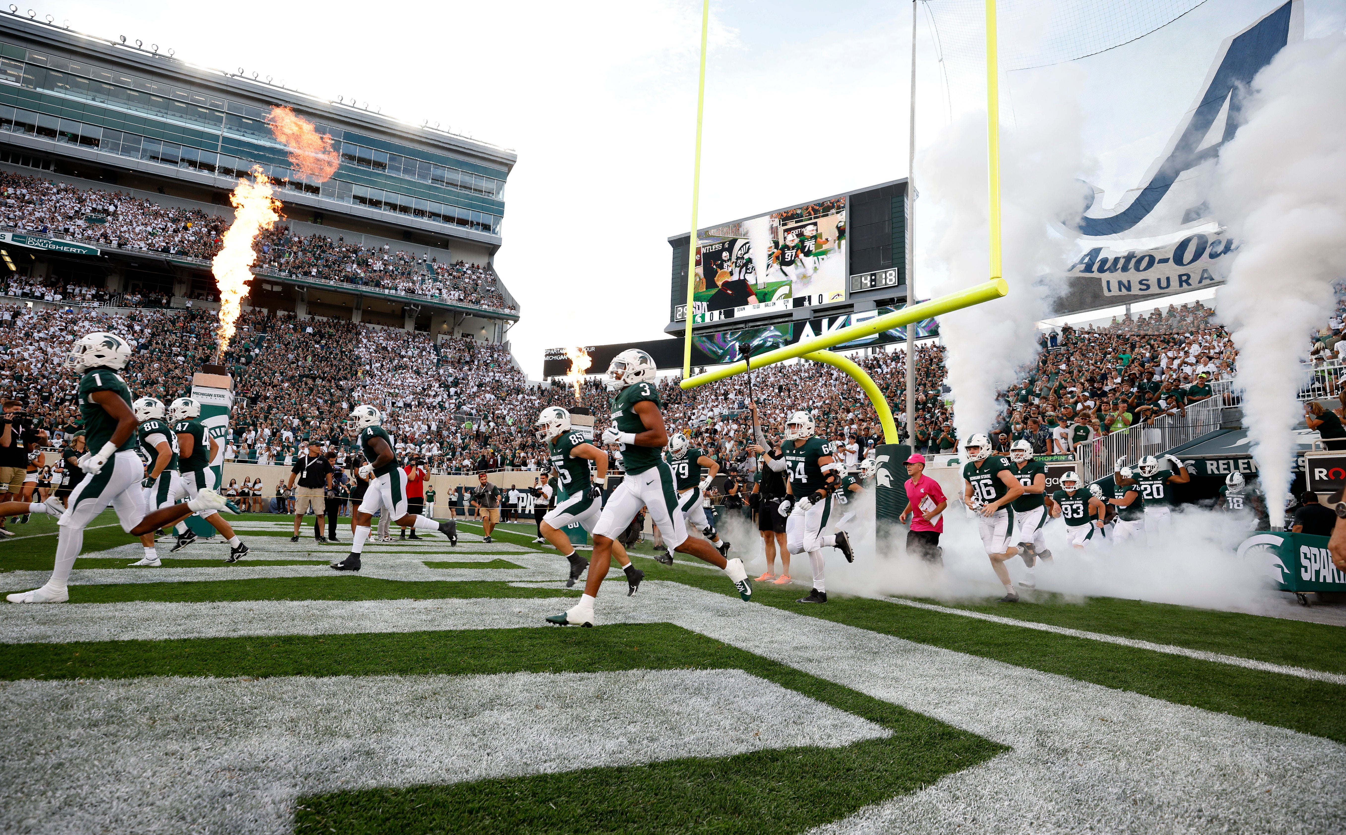 Michigan St Hitler Football