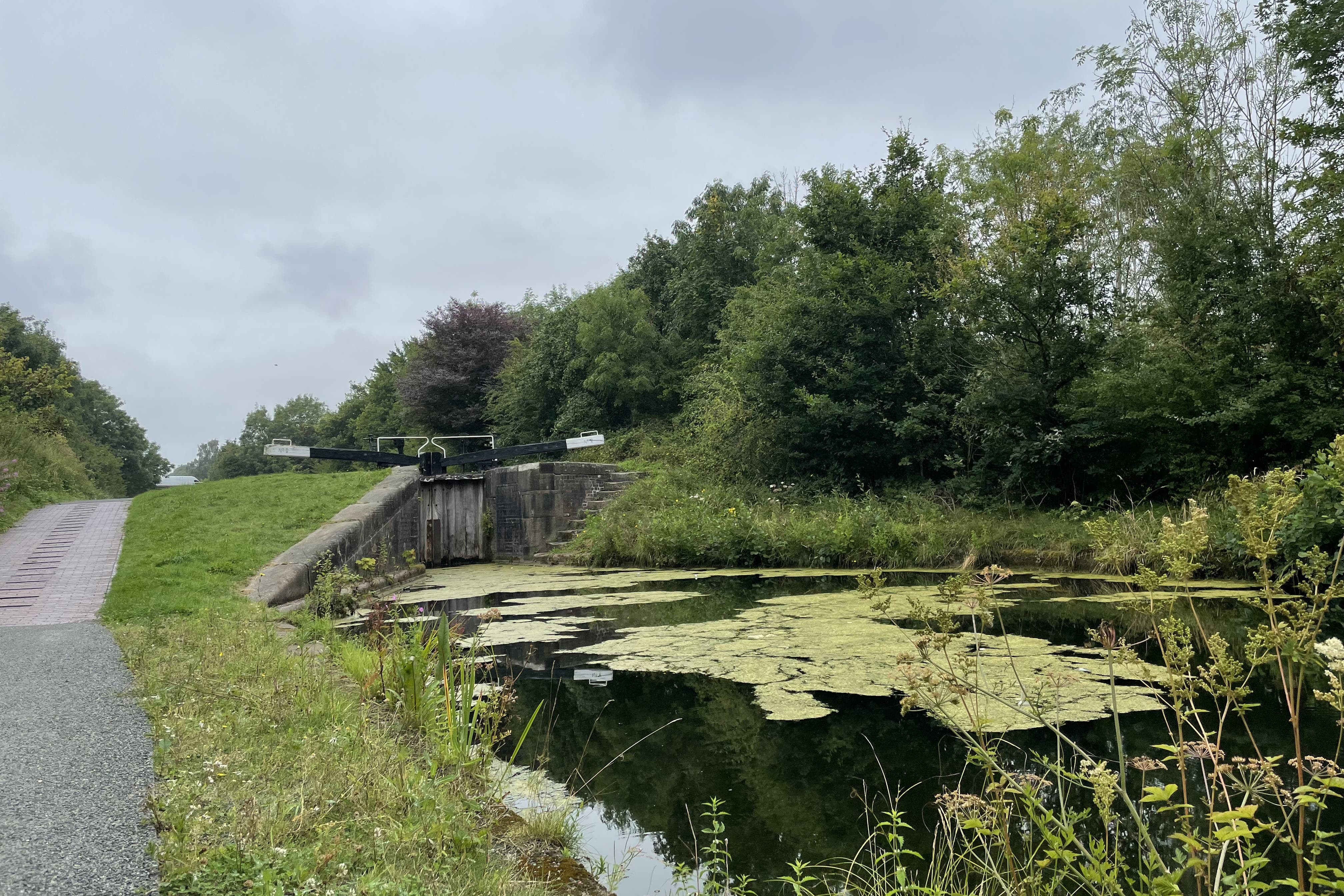 Nearby locks have not been opened since Monday following the incident (Sophie Robinson/PA)