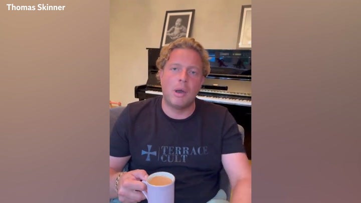 <p>Apprentice star Thomas Skinner issues warning to parents after baby rushed to hospital.</p>