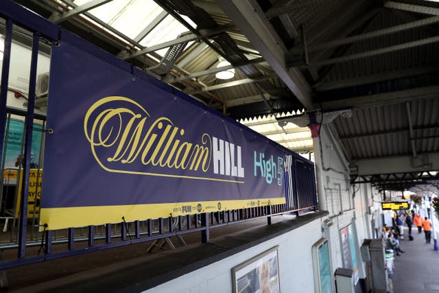 William Hill-owner Evoke posted falling earnings for the first half (Andrew Matthews/PA)
