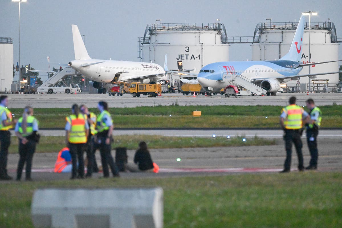 Climate activists protest at several German airports in the latest of a string of demonstrations
