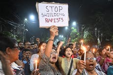 Massive protests in India as women march to ‘reclaim streets’ after doctor’s brutal rape and murder