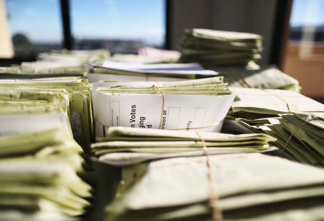 <p>Representative: Voting cards are seen at the Gordon counting centre in Sydney, Australia</p>