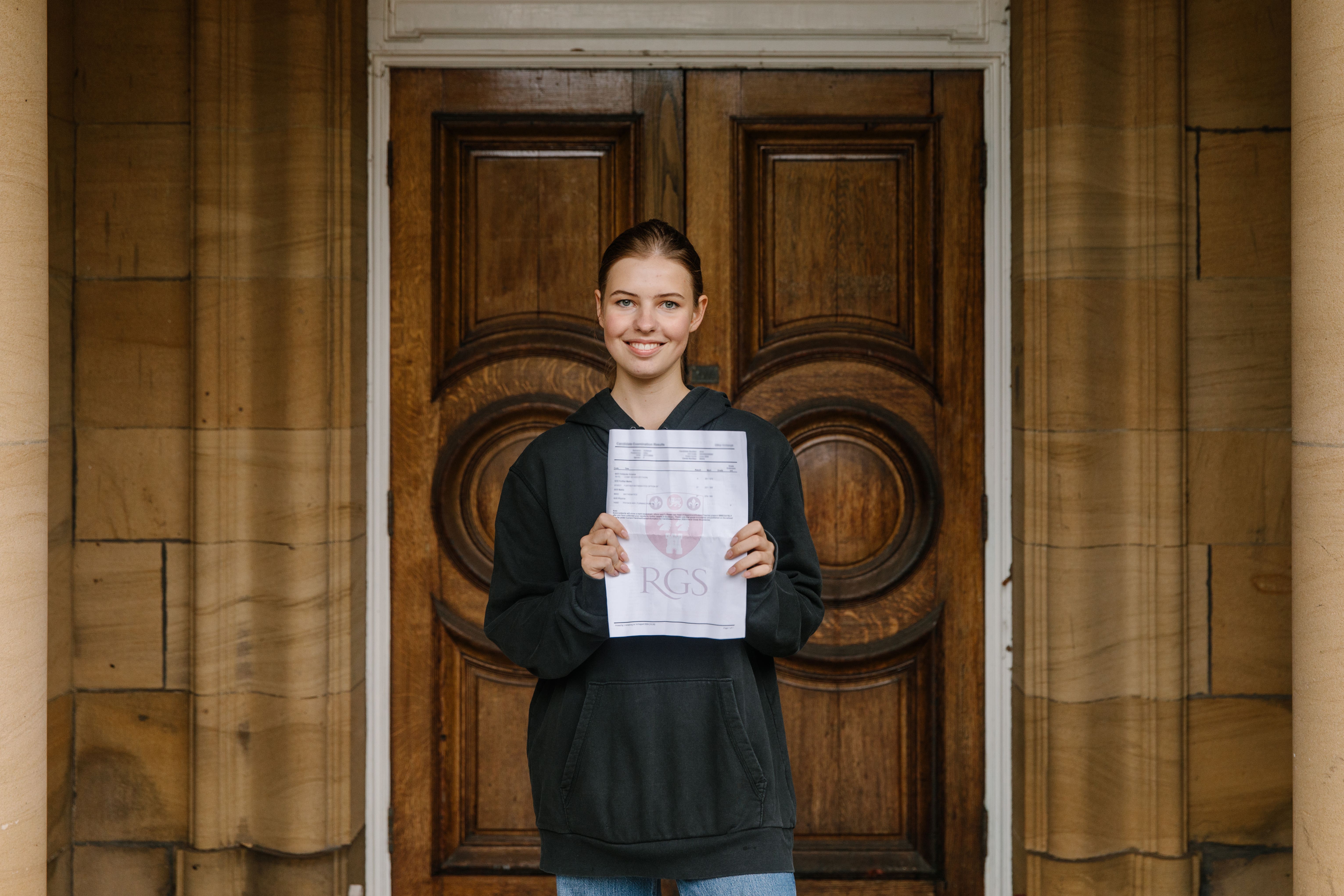 Miss Volianyk fled Ukraine with her mother and sister when Russia launched its full scale-invasion (Caroline Briggs/Royal Grammar School Newcastle/PA)