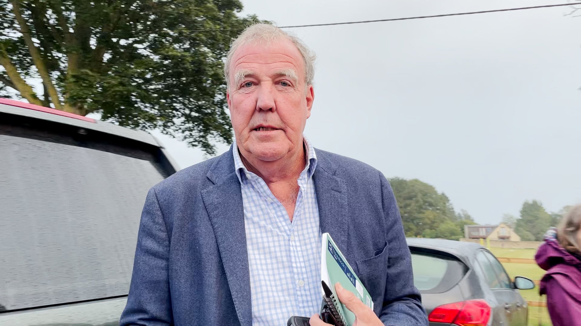 Jeremy Clarkson has faced push back over the years from locals in West Oxfordshire over plans to expand his Diddly Squat farm project (PA Video/PA)