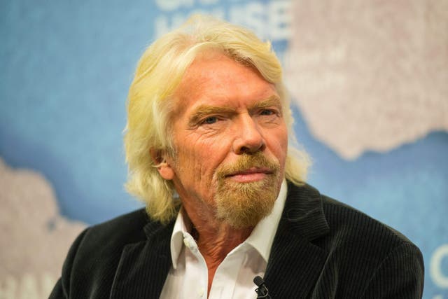 Sir Richard Branson said his headmaster predicted that he would either end up in prison or become a millionaire (Dominic Lipinski/PA)