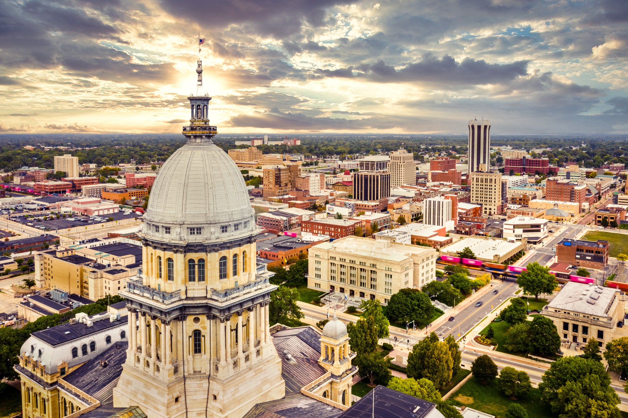 Springfield, Ilinois, grabbed the fourth spot on the list, the highest of any state capital