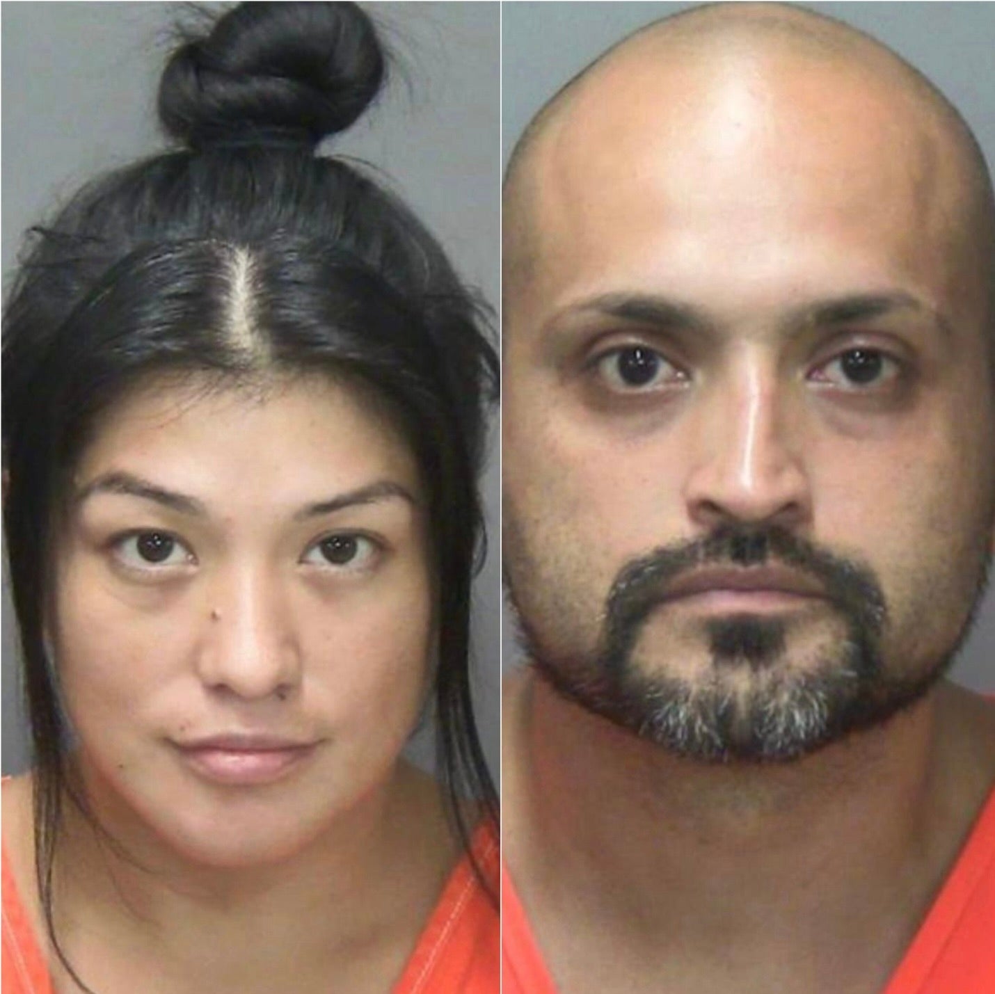 Denise Balbaneda, 36, (left) and Gerald Gonzales, 40, (right), have been arrested in connection with the death of 12-year-old Miranda Sipps.