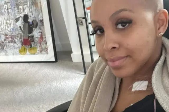 Asia Sharif was diagnosed with stage four Hodgkin lymphoma in 2023 (Asia Sharif/PA)