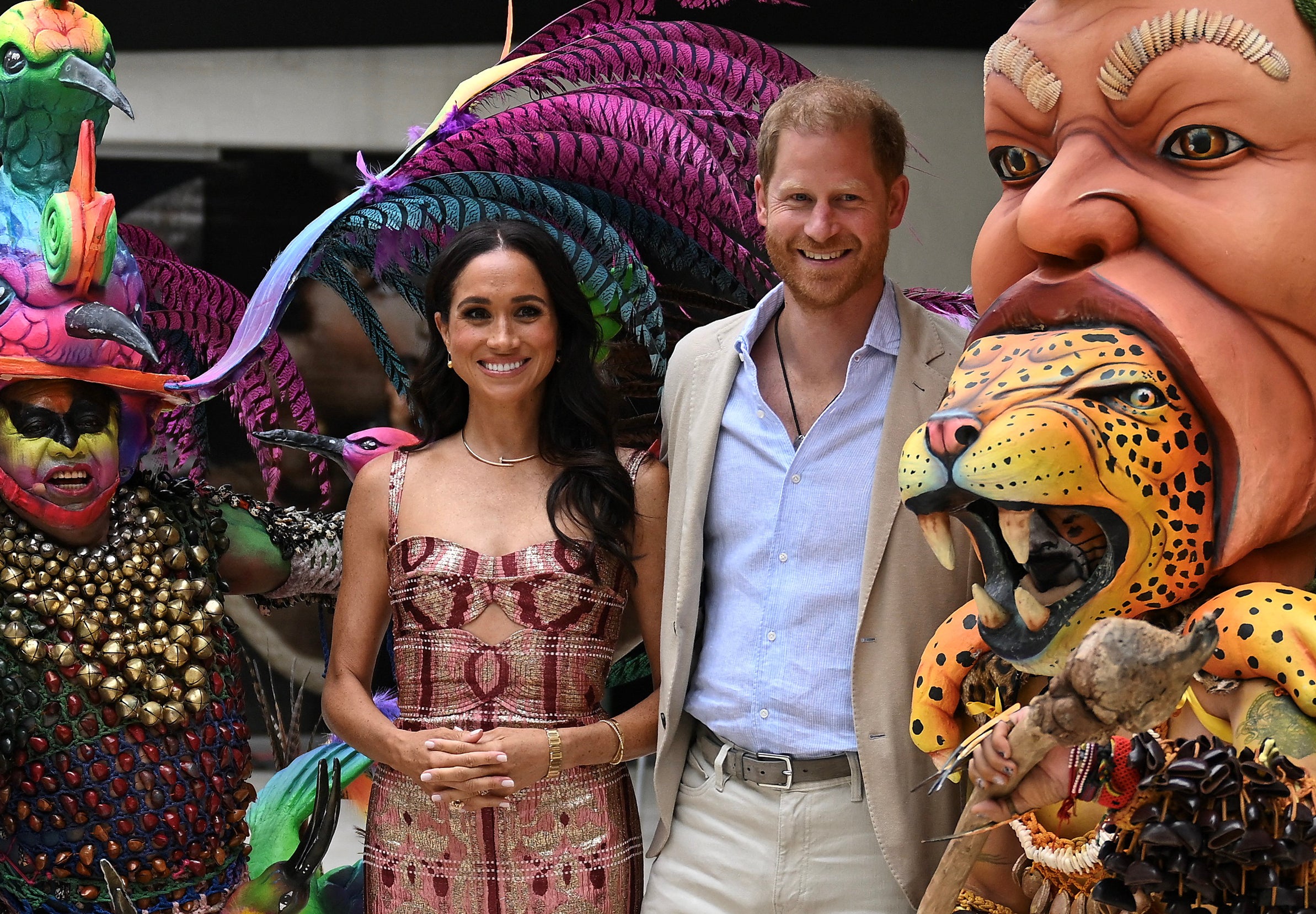 Harry and Meghan began their four-day tour of Colombia on Thursday in the capital of the South American nation.