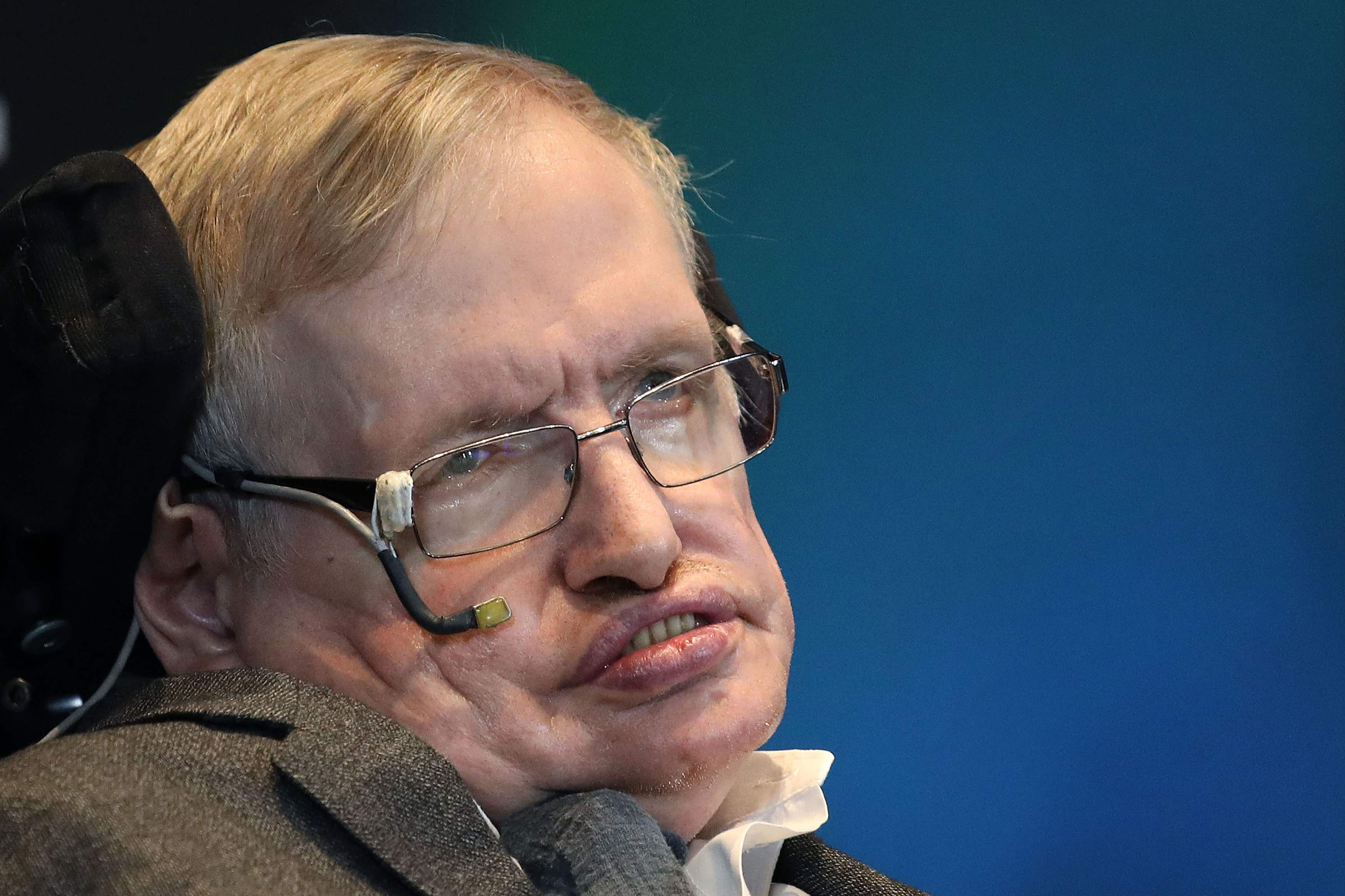Professor Stephen Hawking wrote a best-selling book (PA)