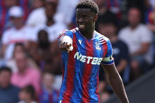 Marc Guehi has two years remaining on his Crystal Palace contract (Steven Paston/PA)