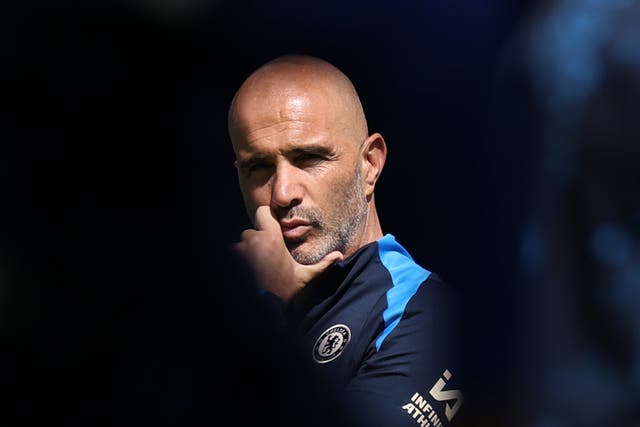 <p>Enzo Maresca during Chelsea’s pre-season</p>