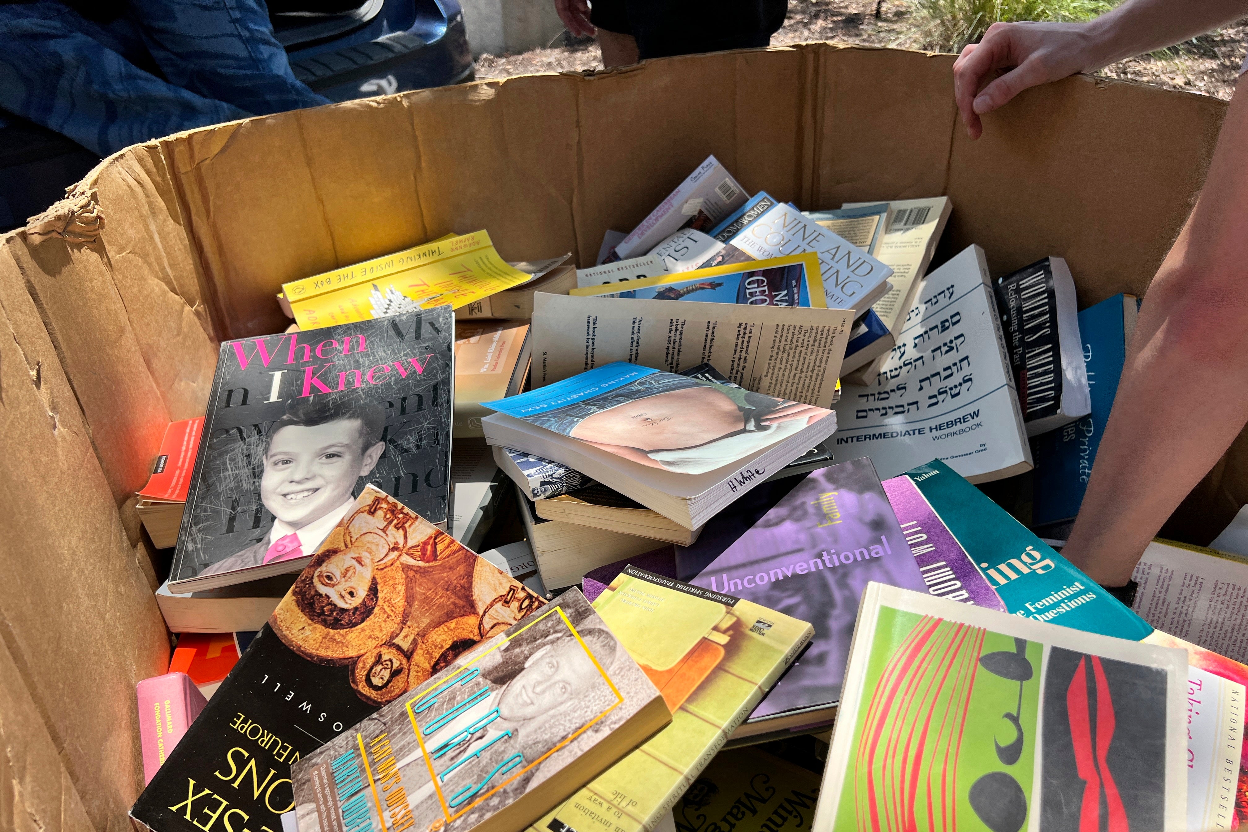 Florida College Books Dumped