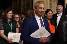 Farage revealed as highest-earning MP, receiving £98,000 a month from TV work alone