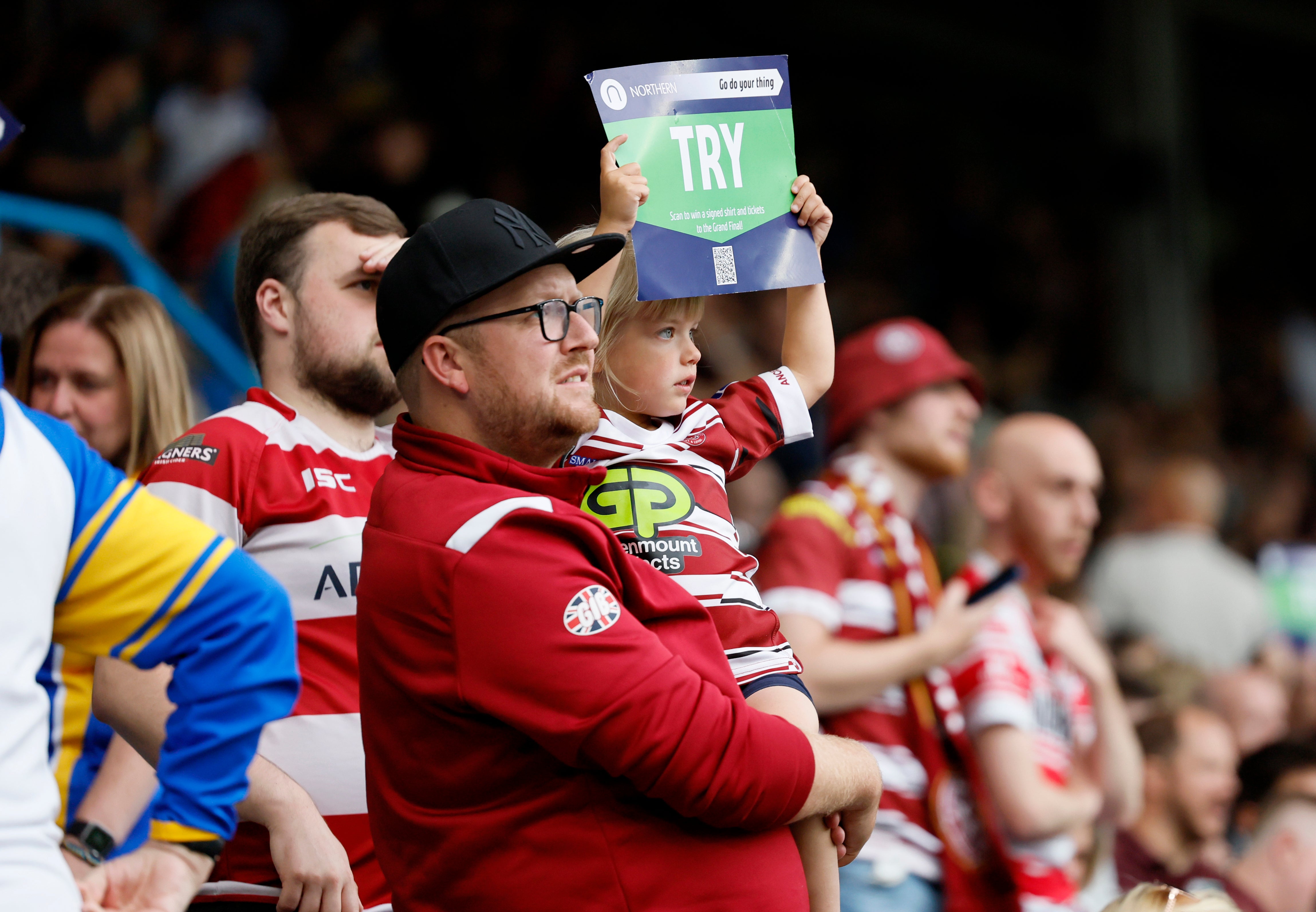 There were lots of fans in attendance for the matches in Leeds