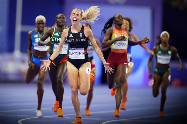 <p>Keely Hodgkinson has new targets after winning 800m gold at the Paris Olympics (Peter Byrne/PA)</p>