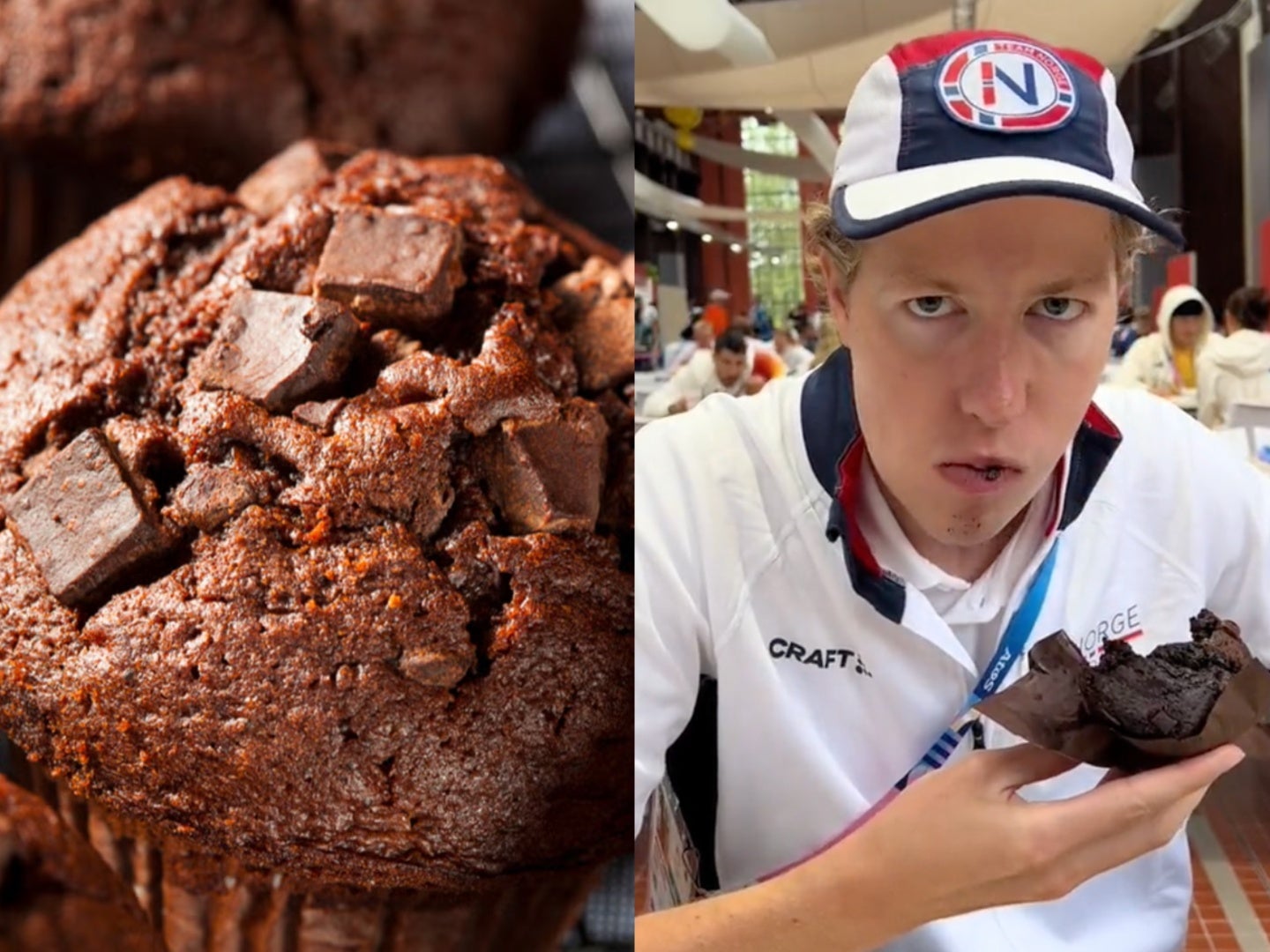 The Olympic muffins got famous after Norwegian swimmer Henrik Christiansen posted about them on TikTok