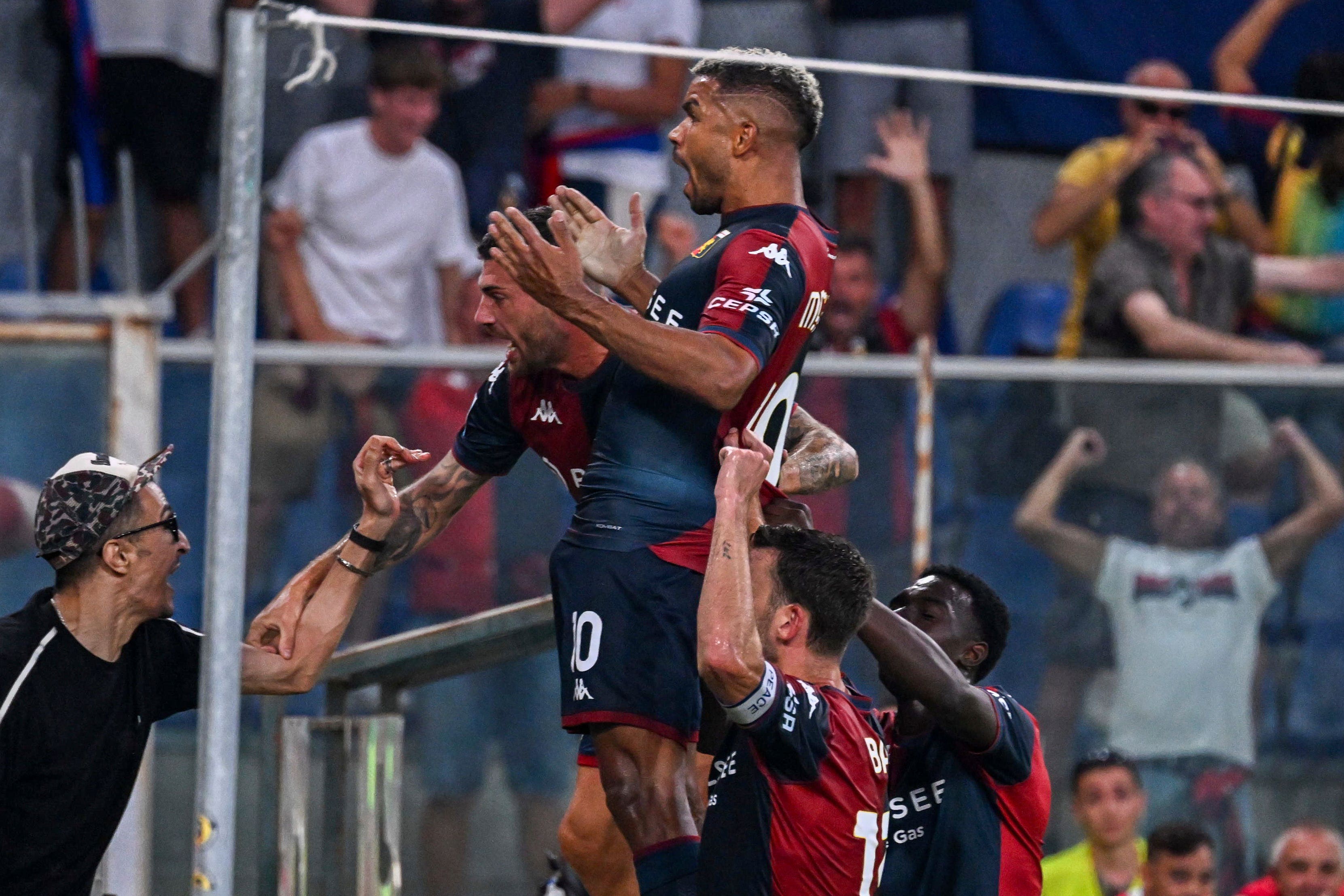 Genoa deny defending champions Inter Milan victory with a last-gasp equaliser (Tano Pecoraro/Lapresse/LaPresse via AP)