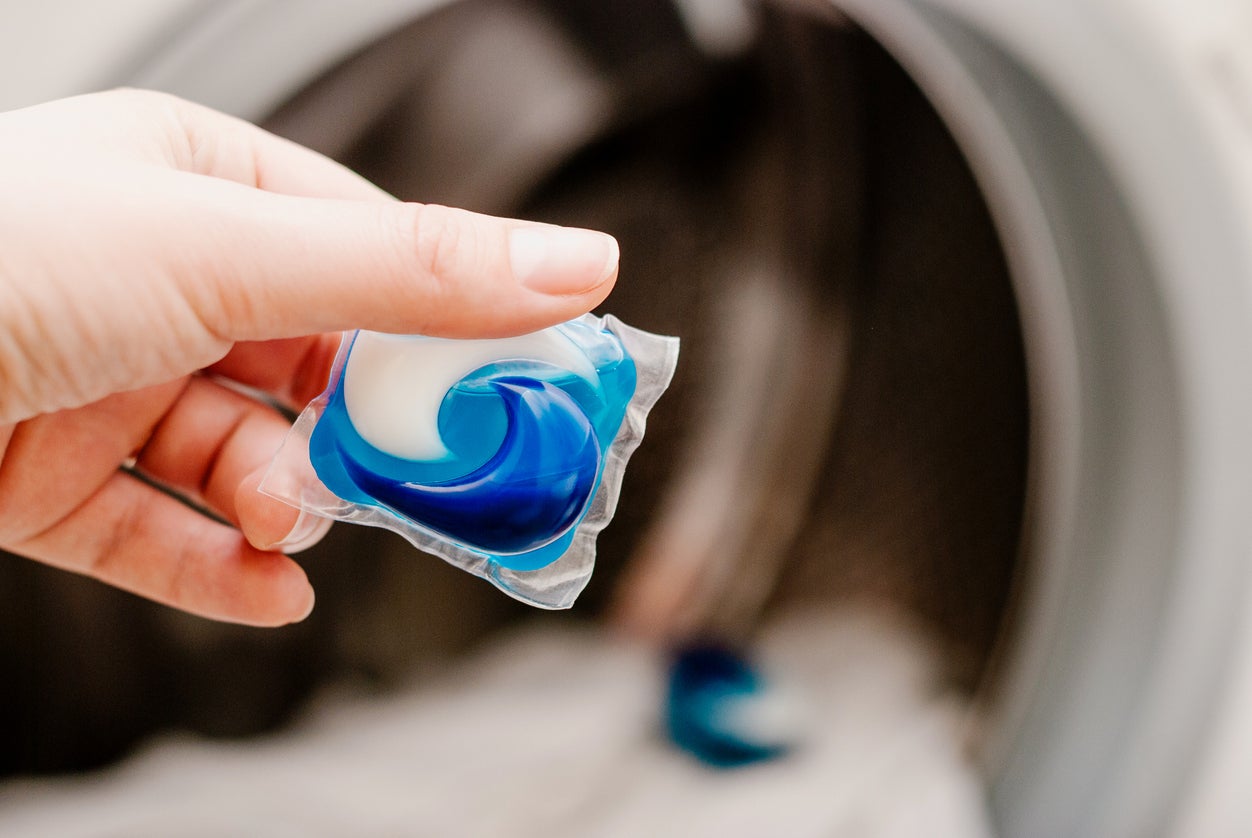 An example of a brightly-coloured laundry pod, with a coroner describing the style as an ‘industry-wide phenomenon’ following the death of a woman