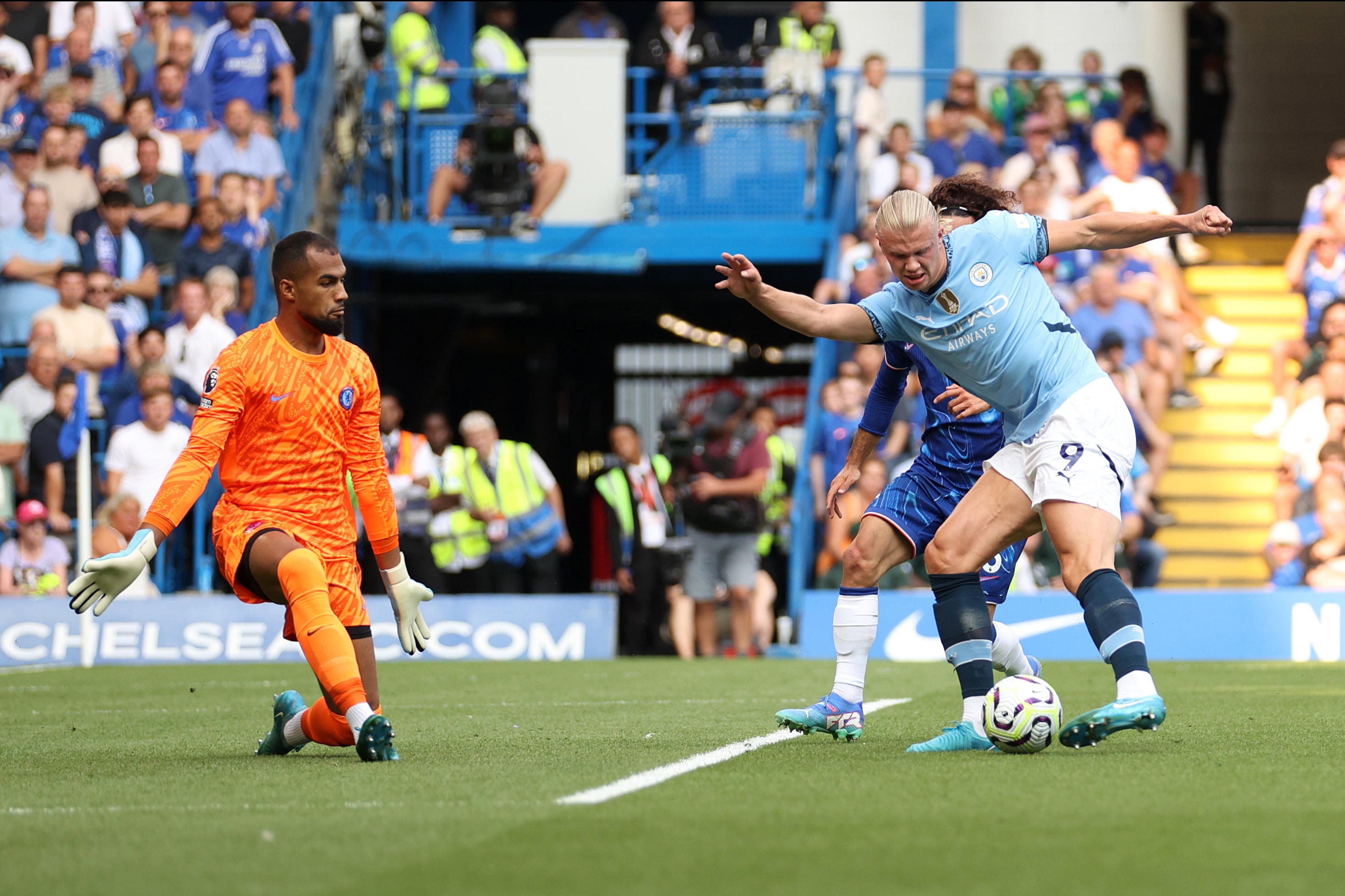 Erling Haaland produced a lovely finish to open the scoring