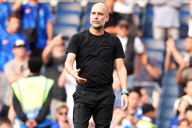 Pep Guardiola said it is a privilege to manage Manchester City after he watched them defeat Chelsea 2-0 (Adam Davy/PA)