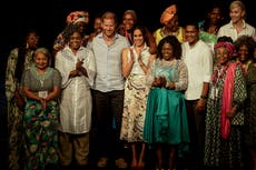 Prince Harry and Meghan meet with Afro-Colombian leaders to wrap up their first visit to Colombia