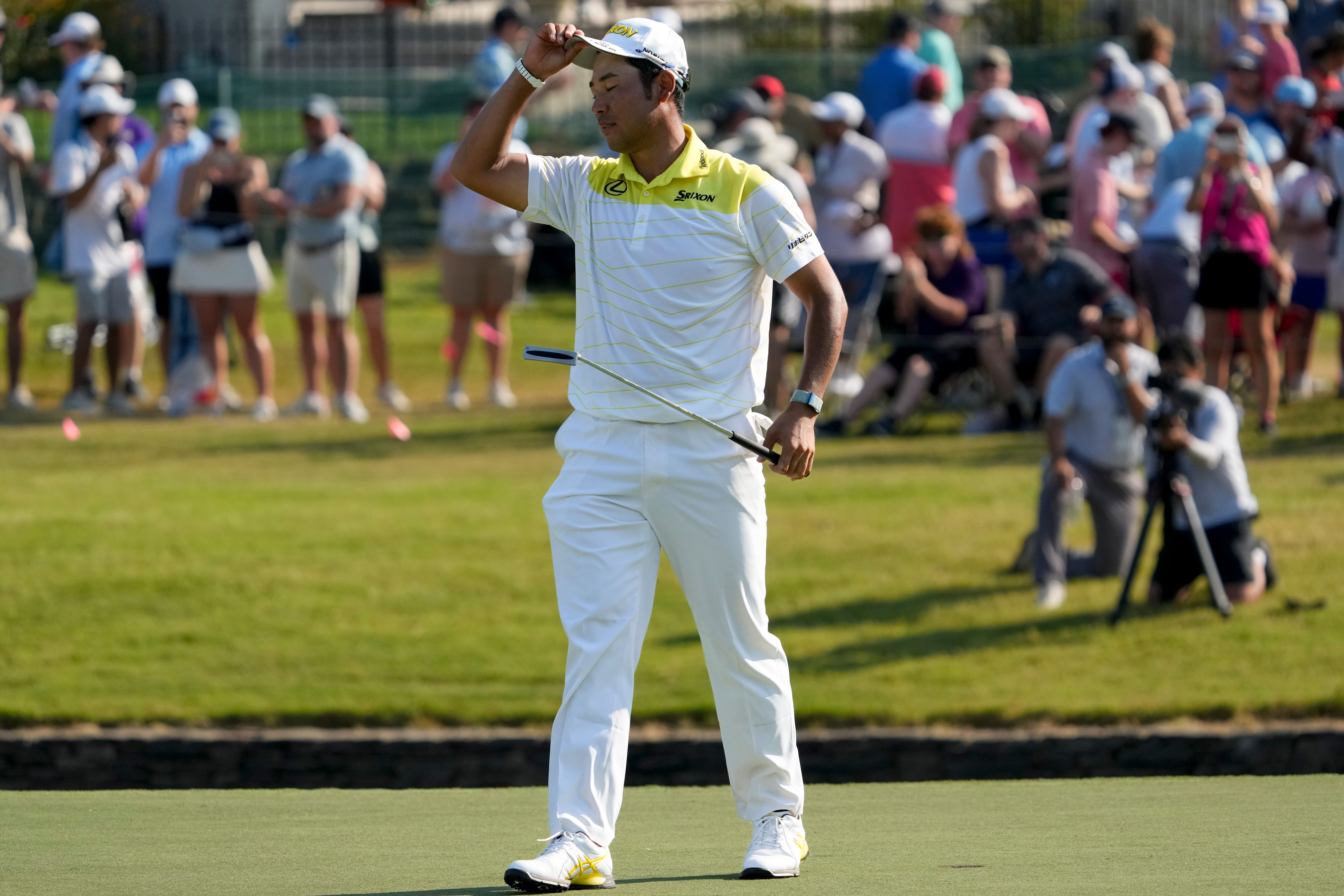 Hideki Matsuyama stages late comeback to win FedEx St Jude Championship