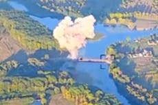 Russia-Ukraine war latest: Kyiv blows up second bridge in Kursk as Putin hits back with missiles attack