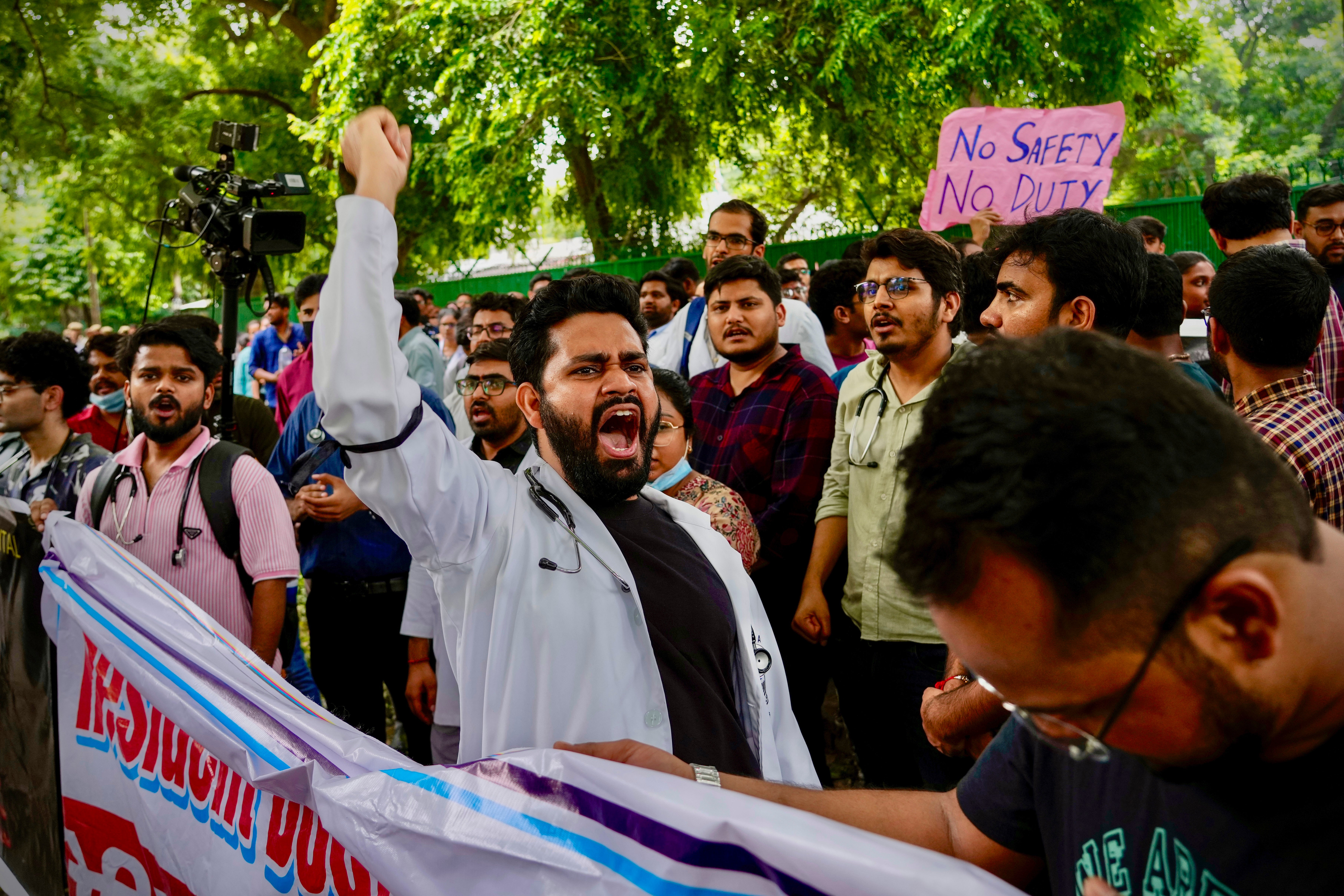 Protests demanding justice for Kolkata rape and murder case