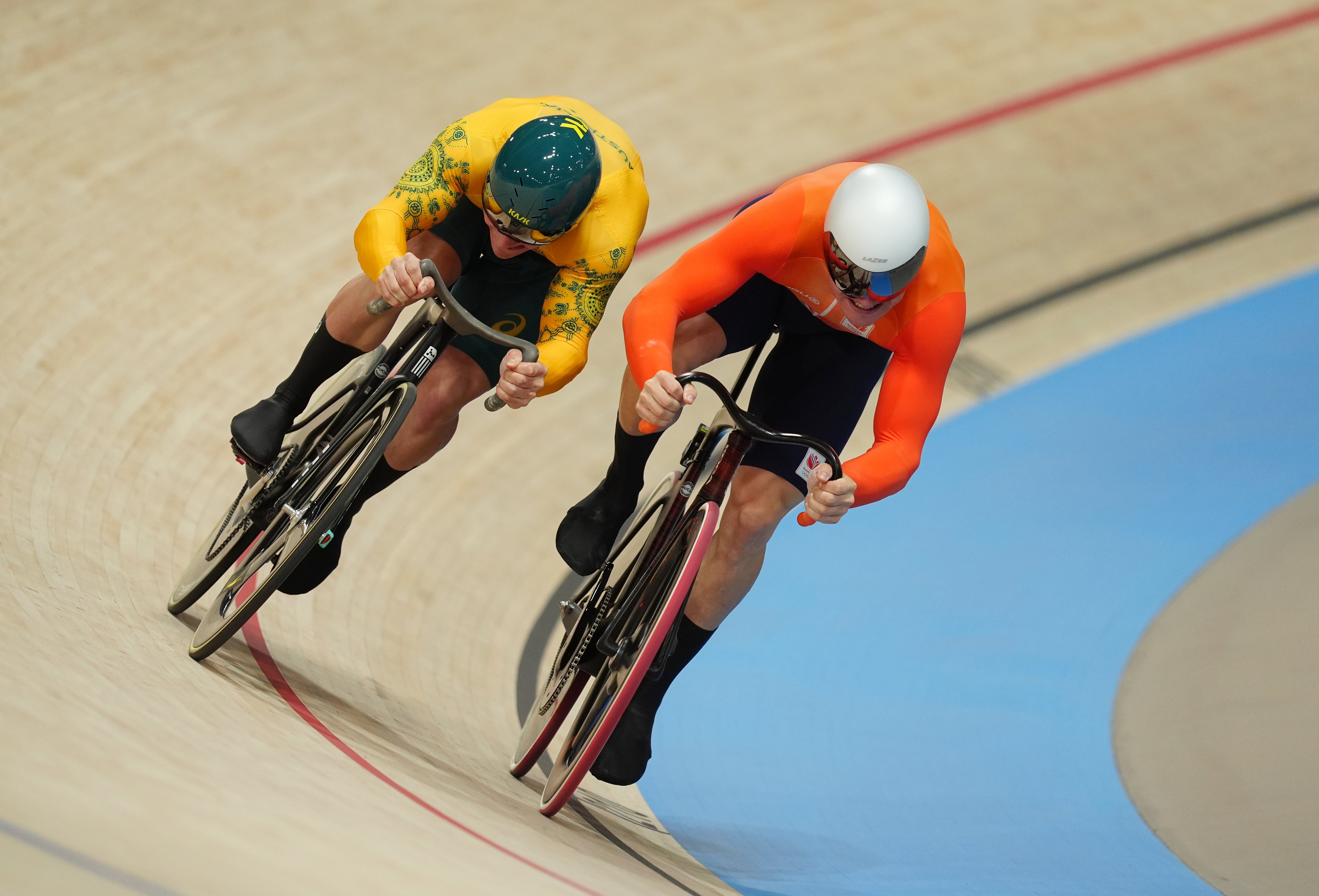 Australia’s Matt Richardson (left) in action during Paris 2024 (David Davies/PA)