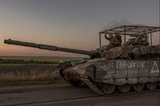 How it felt to cross the Russian border on a Ukrainian tank