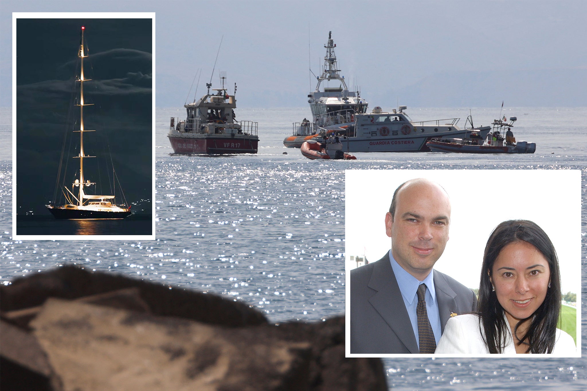 British tycoon Mike Lynch was aboard his superyacht with his wife Angela Bacares, who was rescued, and his teenage daughter Hannah, when it sank near Sicily