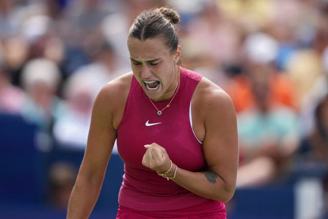 <p>Aryna Sabalenka beat Jessica Pegula in the Cincinnati Open win</p>