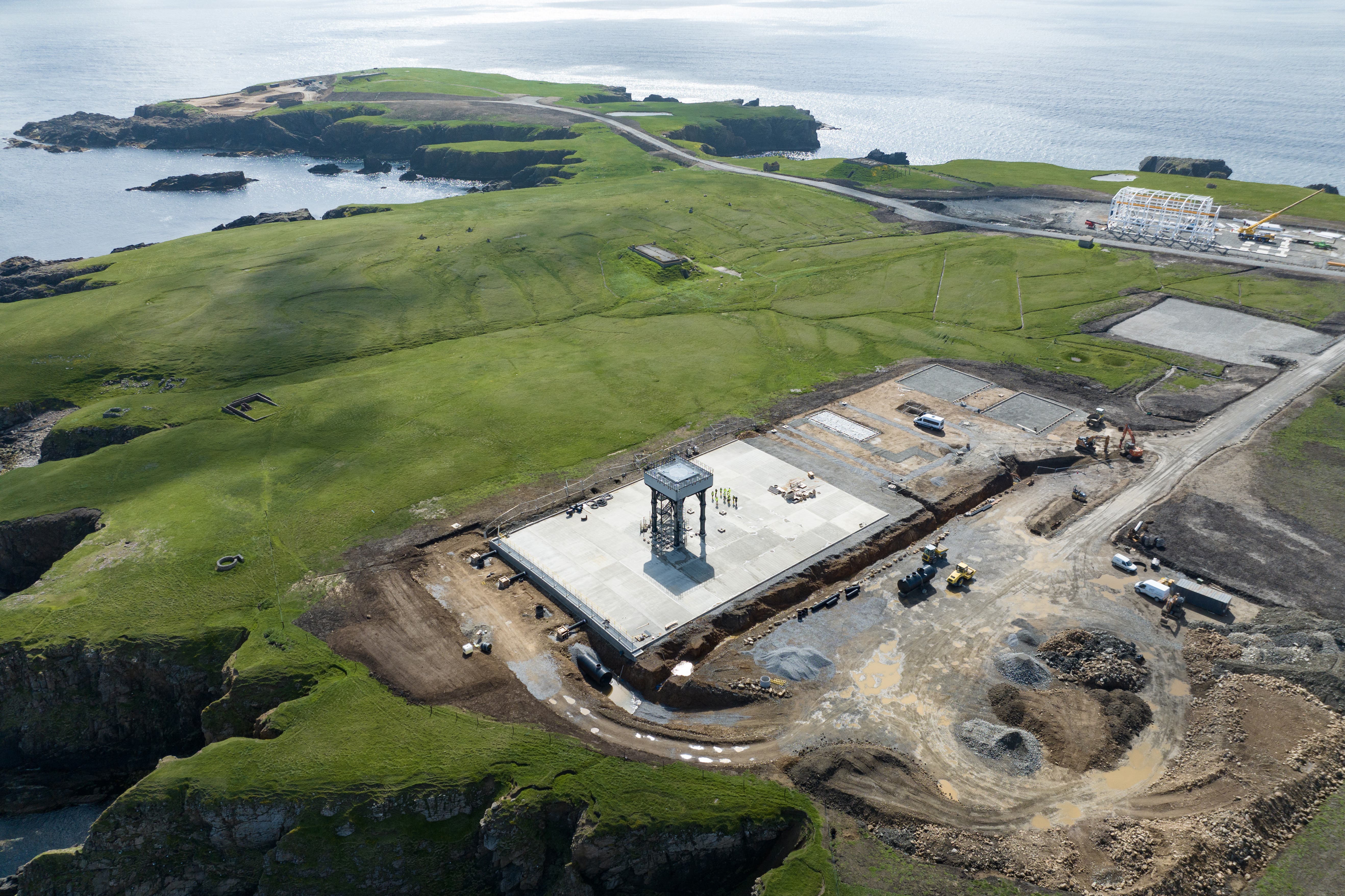 SaxaVord’s spaceport is on Unst on the Shetland Islands (SaxaVord/PA)