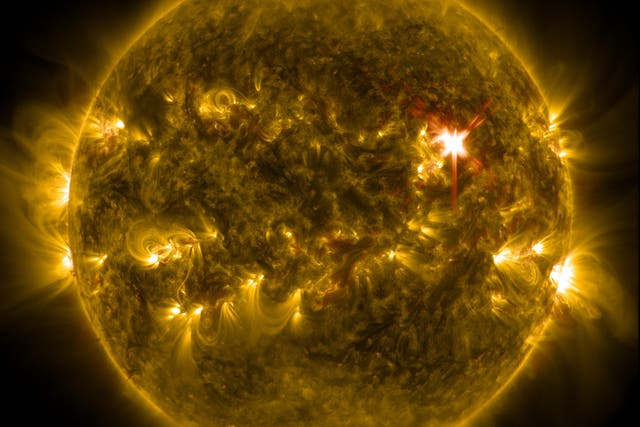 It is widely known that the main phase of a solar flare can cause disruption to GPS signals and trigger radio blackouts across the globe (Nasa/SDO)