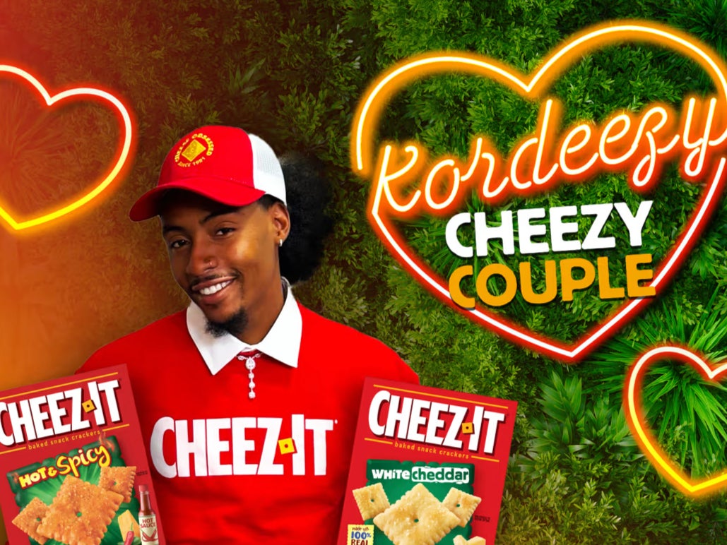 Love Island USA's Kordell Beckham lands the Cheez-It sponsorship of his dreams