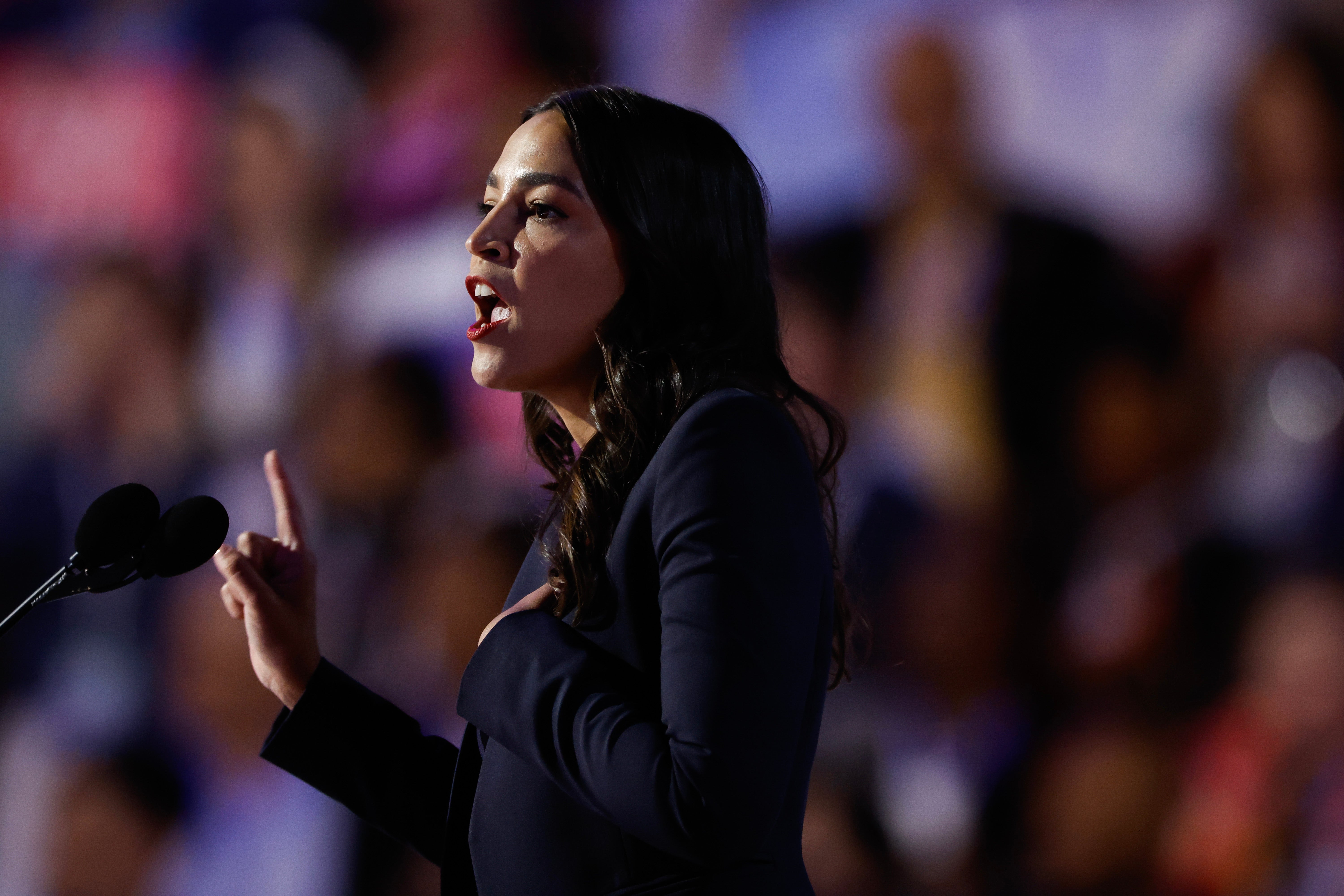 Alexandria Ocasio-Cortez spoke in a primetime slot at the Democratic convention in August