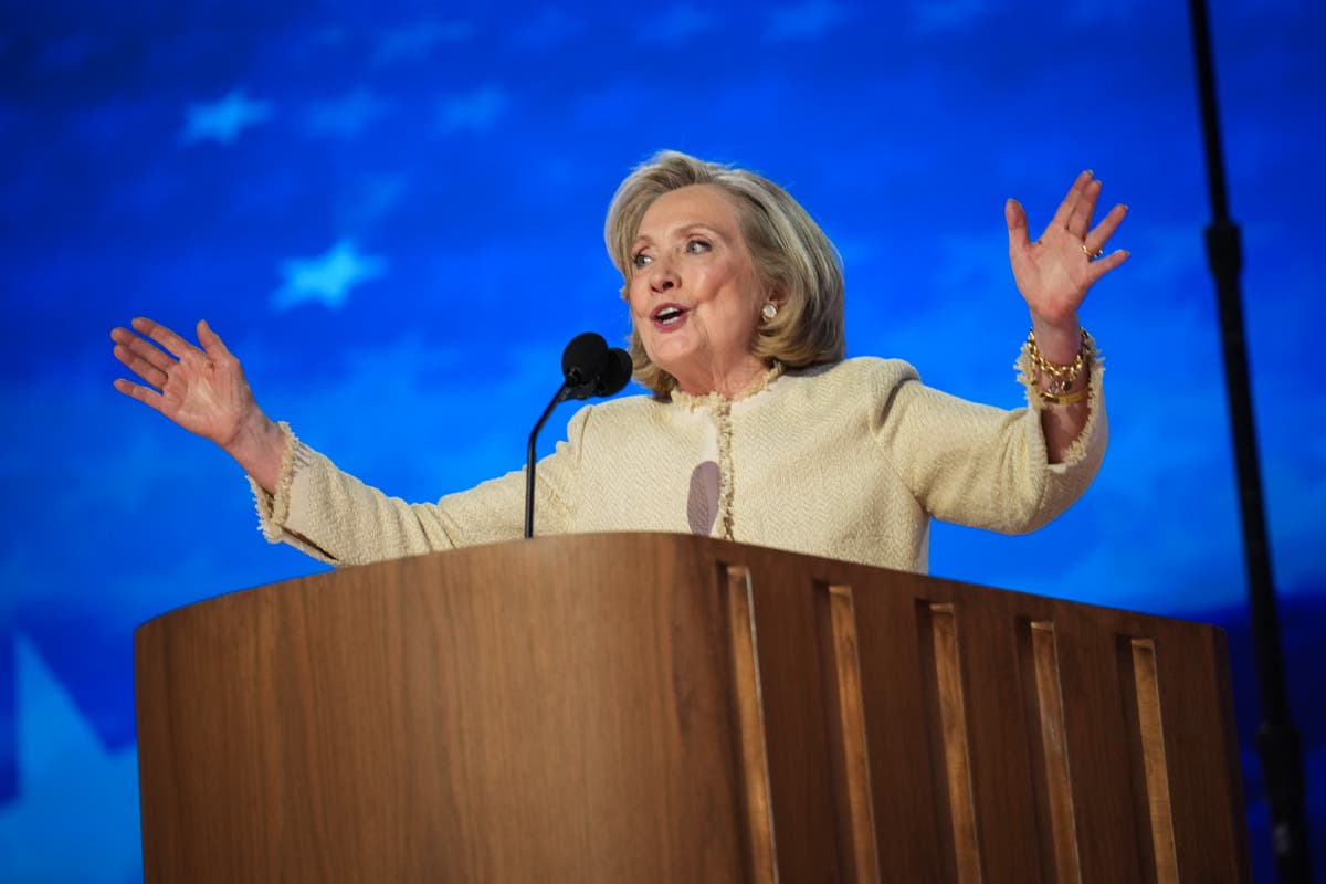 Hillary Clinton and AOC lead the fight to make Harris the first female president at the DNC: “We have cracked the toughest glass ceiling”