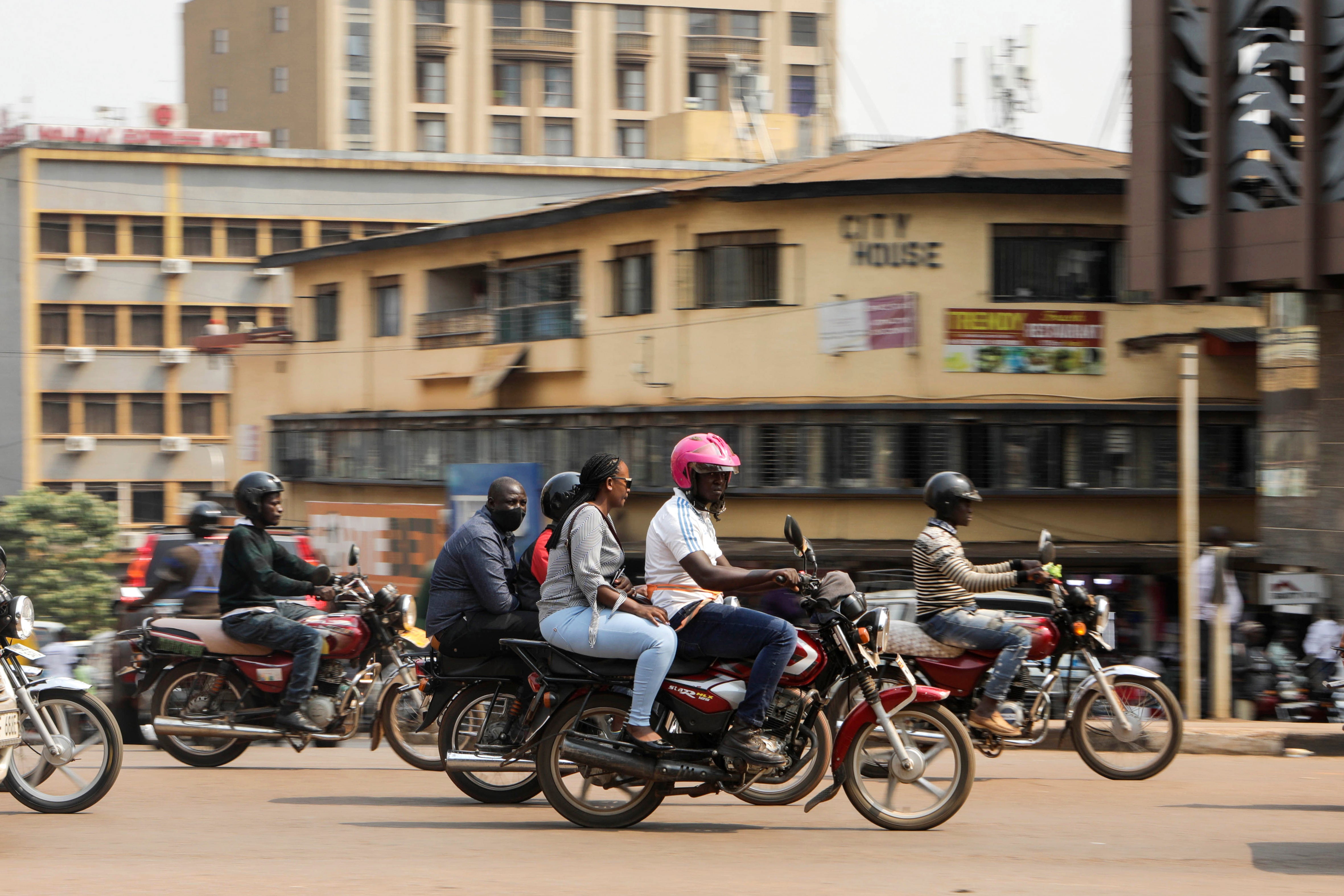 Uganda Motorcycle Taxis