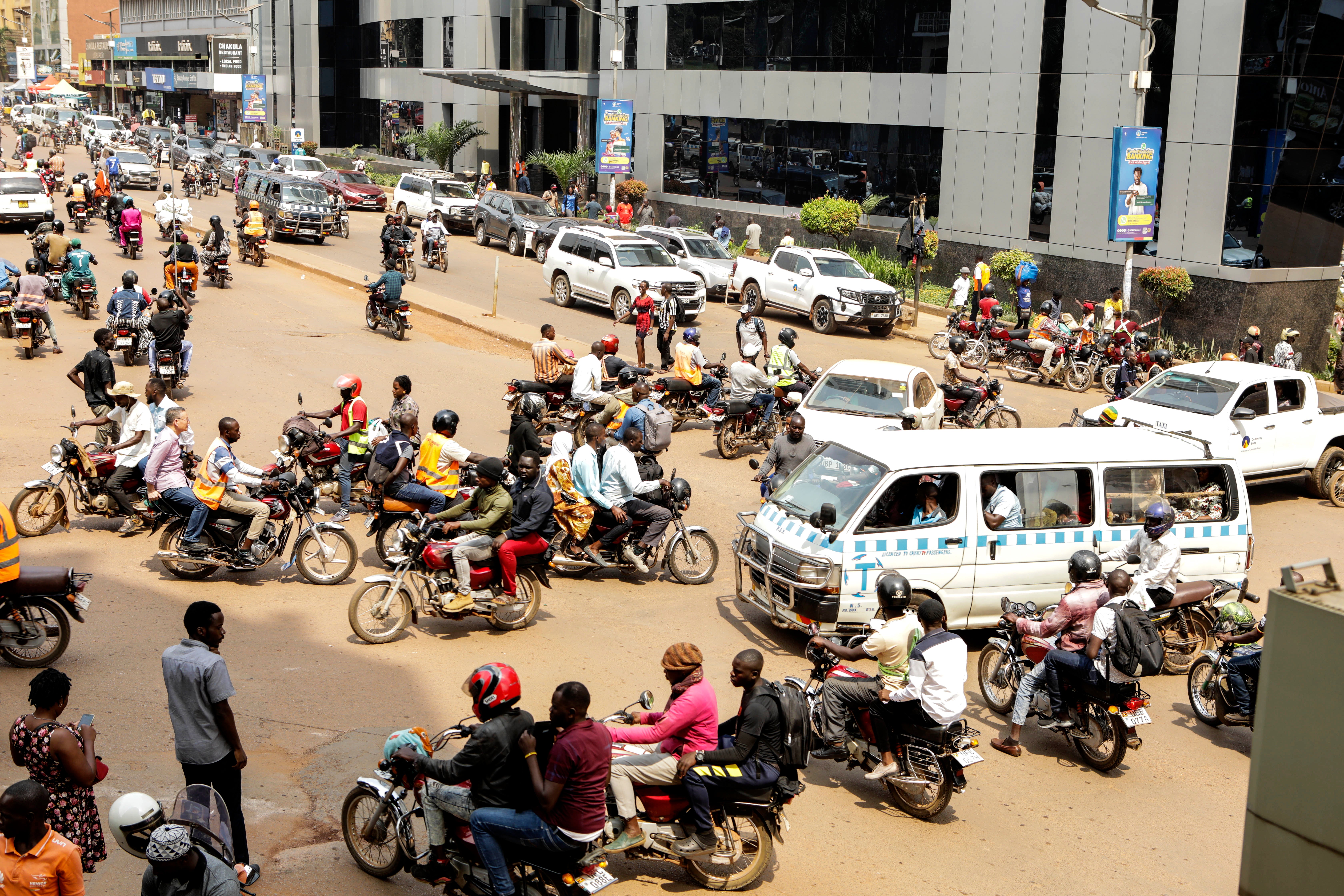 Uganda Motorcycle Taxis